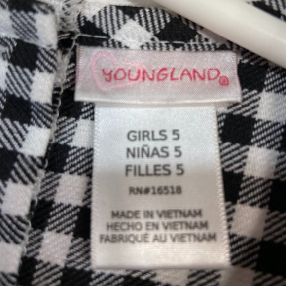 Youngland girls buffalo check dress size 5 - Picture 6 of 6